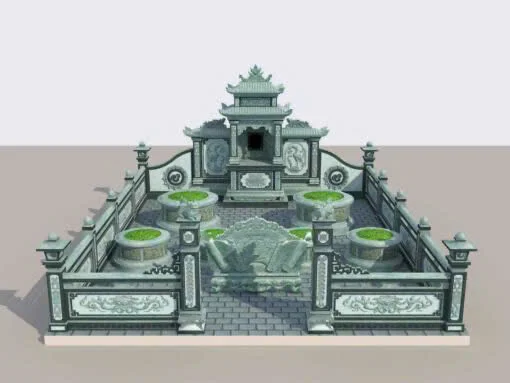 Khu lăng mộ đá – mẫu tham khảo 2