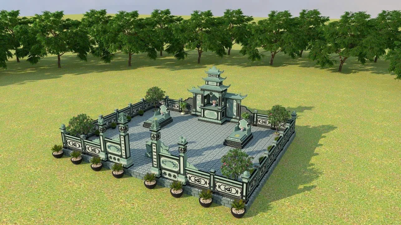 Khu lăng mộ đá – mẫu tham khảo 4