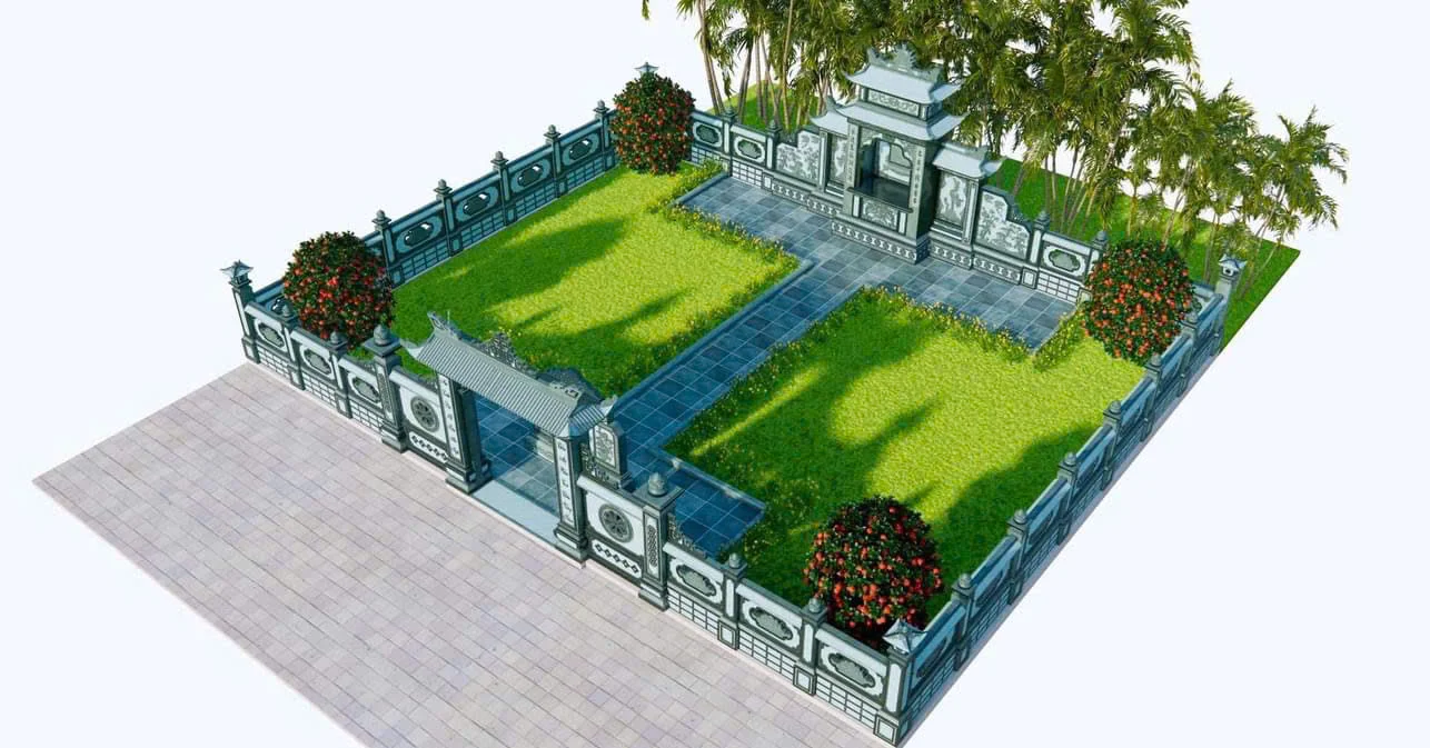 Khu lăng mộ đá – mẫu tham khảo 9