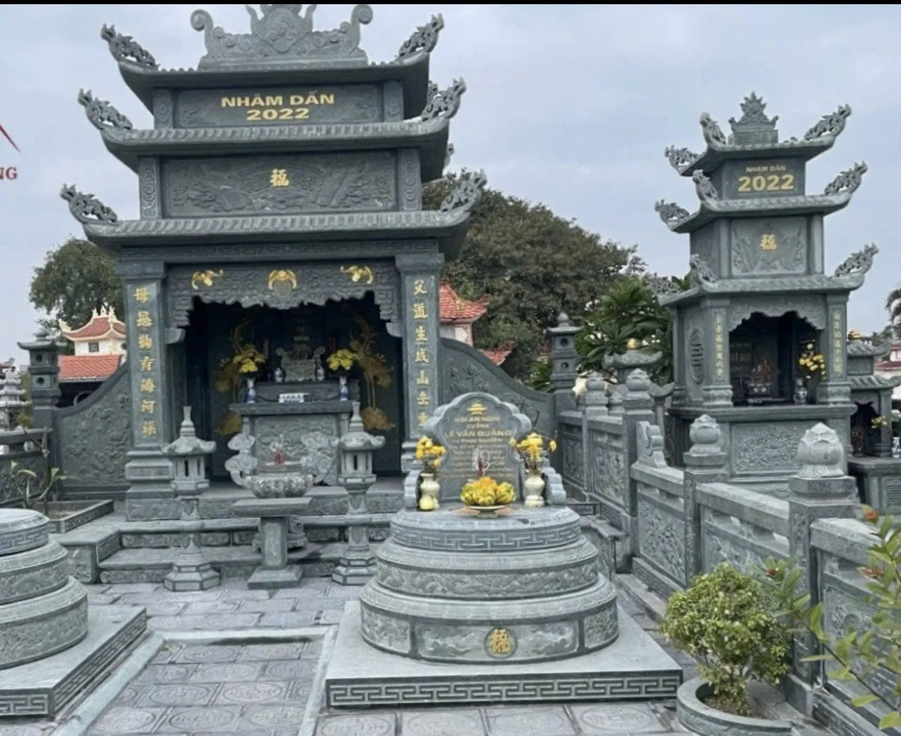 Lăng thờ đá – mẫu tham khảo 1