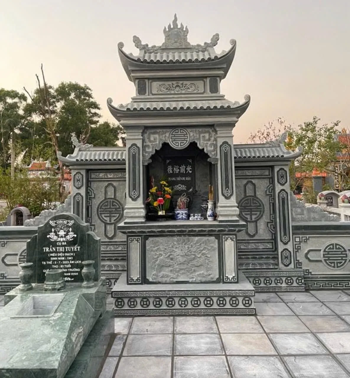 Lăng Thờ Đá – Mẫu Đẹp Giá 58 Triệu