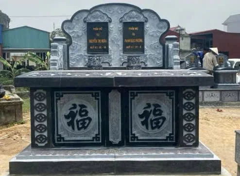 Mộ Đá Đôi Đơn Giản