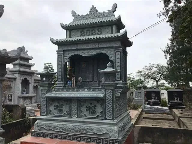 Mộ Đá Đôi – Mẫu Giá 55 Triệu