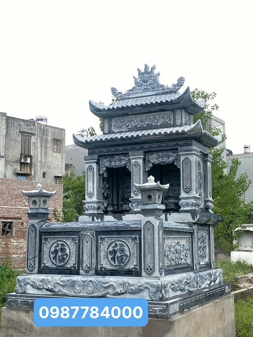 Mộ Đá Đôi – Mẫu Giá 38 Triệu
