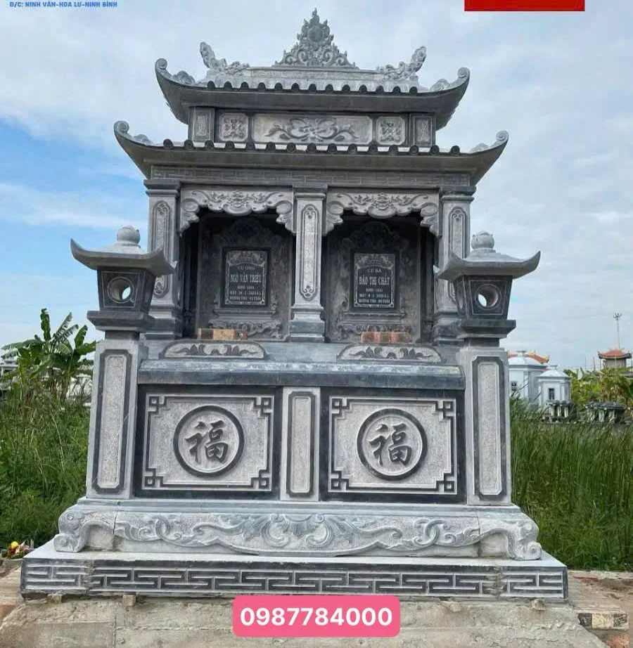 Mộ Đá Đôi – Mẫu Giá 38 Triệu